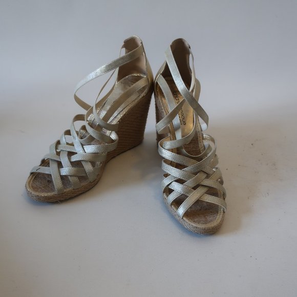 Andre Assous Shoes - ANDRE ASSOUS STRAP ESPADRILLE WEDGE HEEL SANDAL 9*